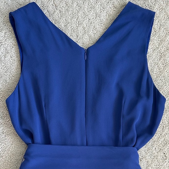 J. McLaughlin Blue Lavinia Tiered Maxi Dress Size 4 Wedding Resortwear Classic - Picture 8 of 14